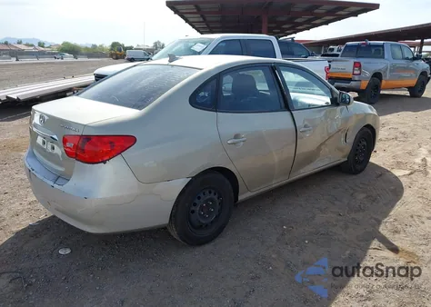 2010 Hyundai Elantra Gls from USA, damaged, VIN KMHDU4AD3AU894256